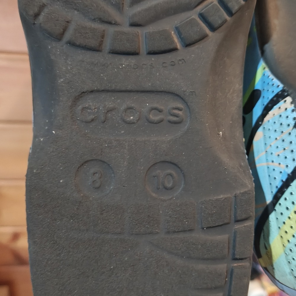 CROCS classic clog x Steven Harrington Quickstrike Translucent 208144-90h Mens 8 - Picture 6 of 7